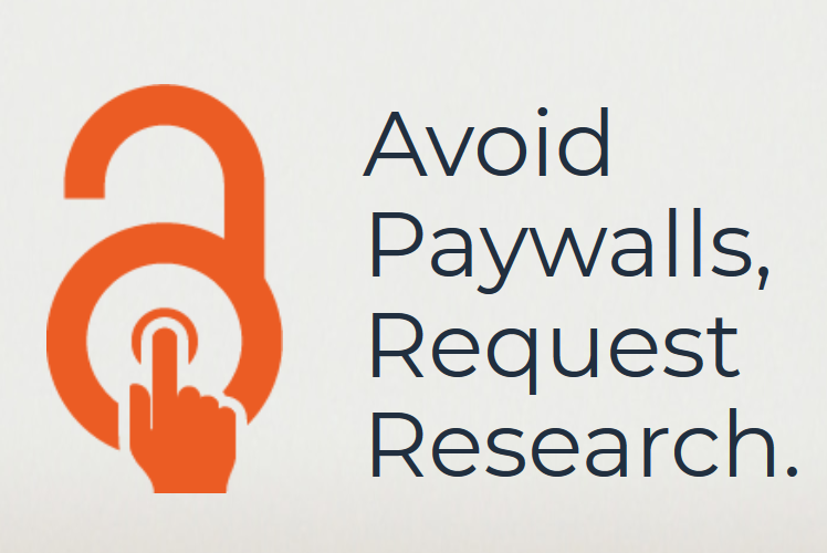 OA Button main page image "Avoid paywalls, Request Research"