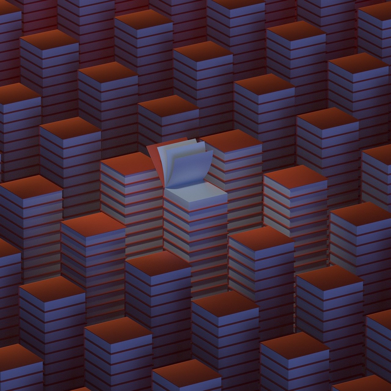 Stacks of books