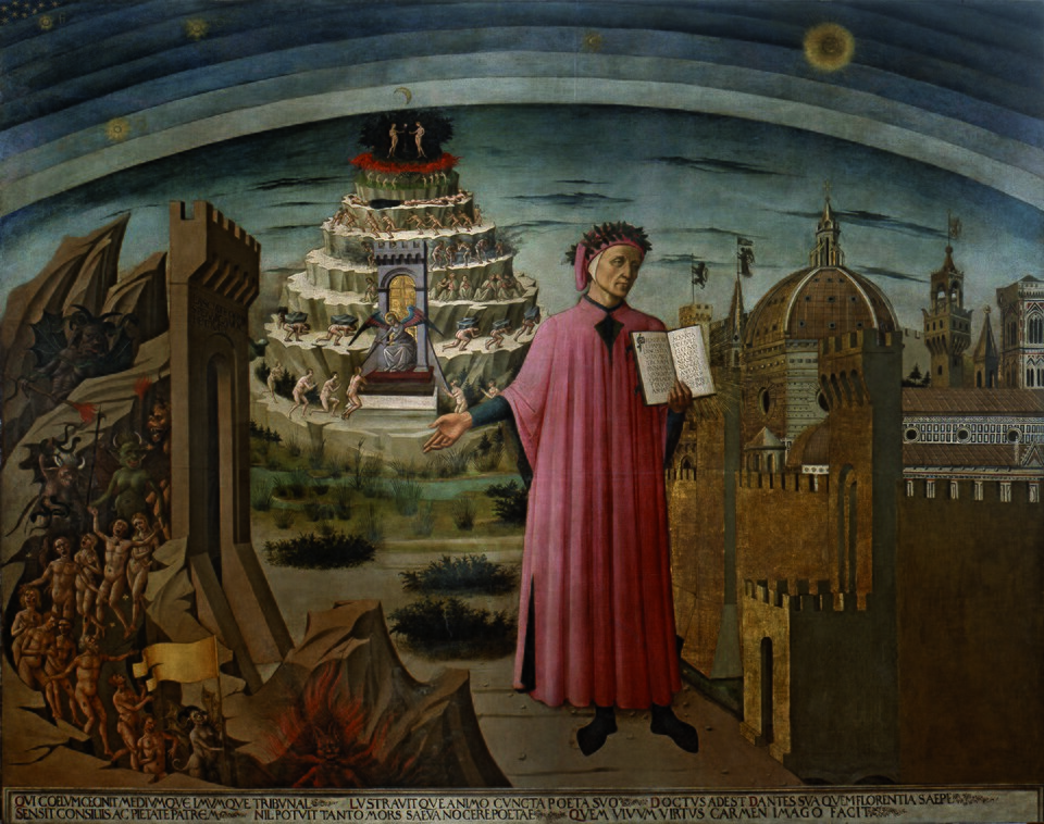 Domenico di Michelino's La Commedia illumina Firenze (1465)
